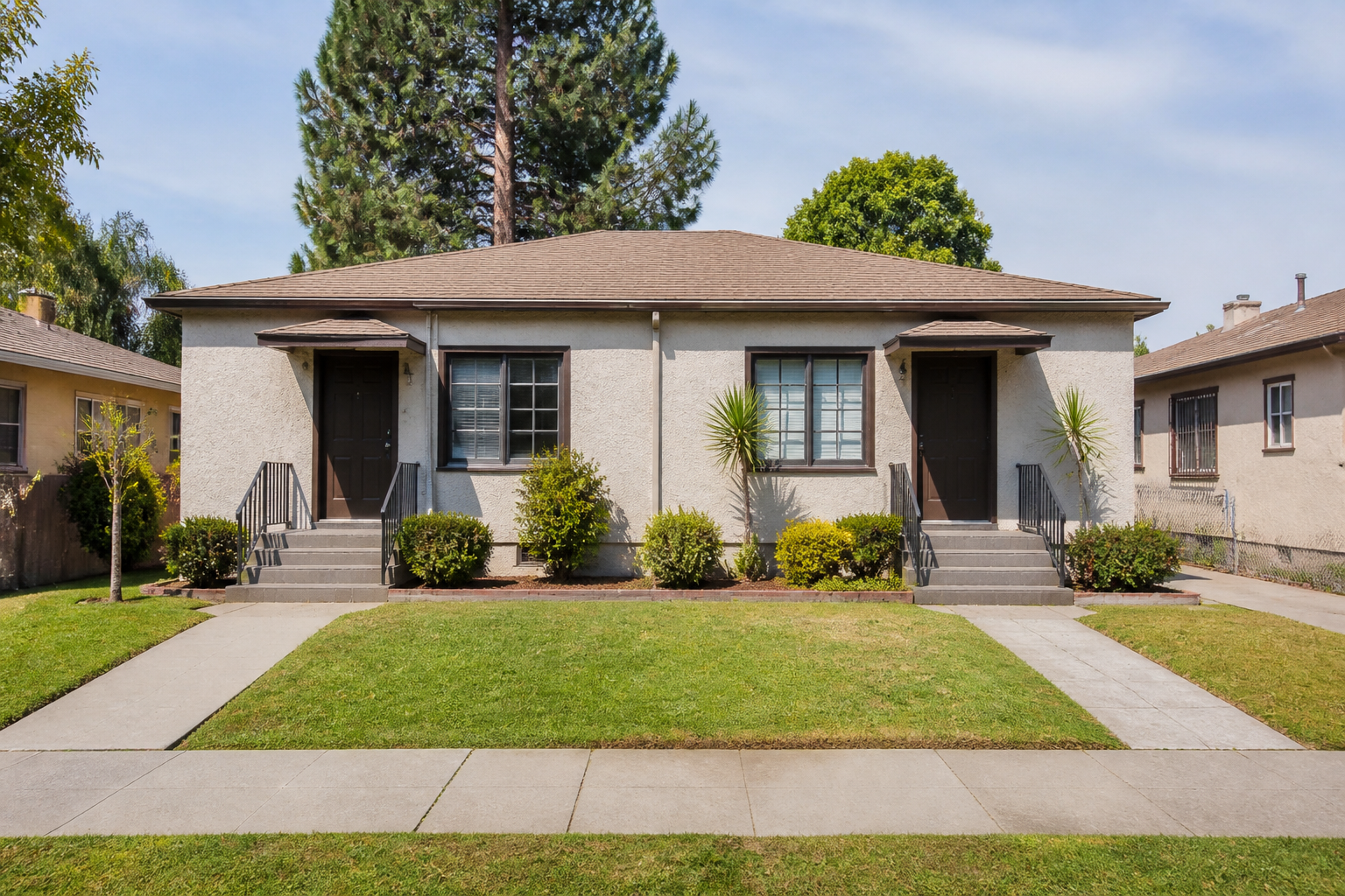Small rental duplex property