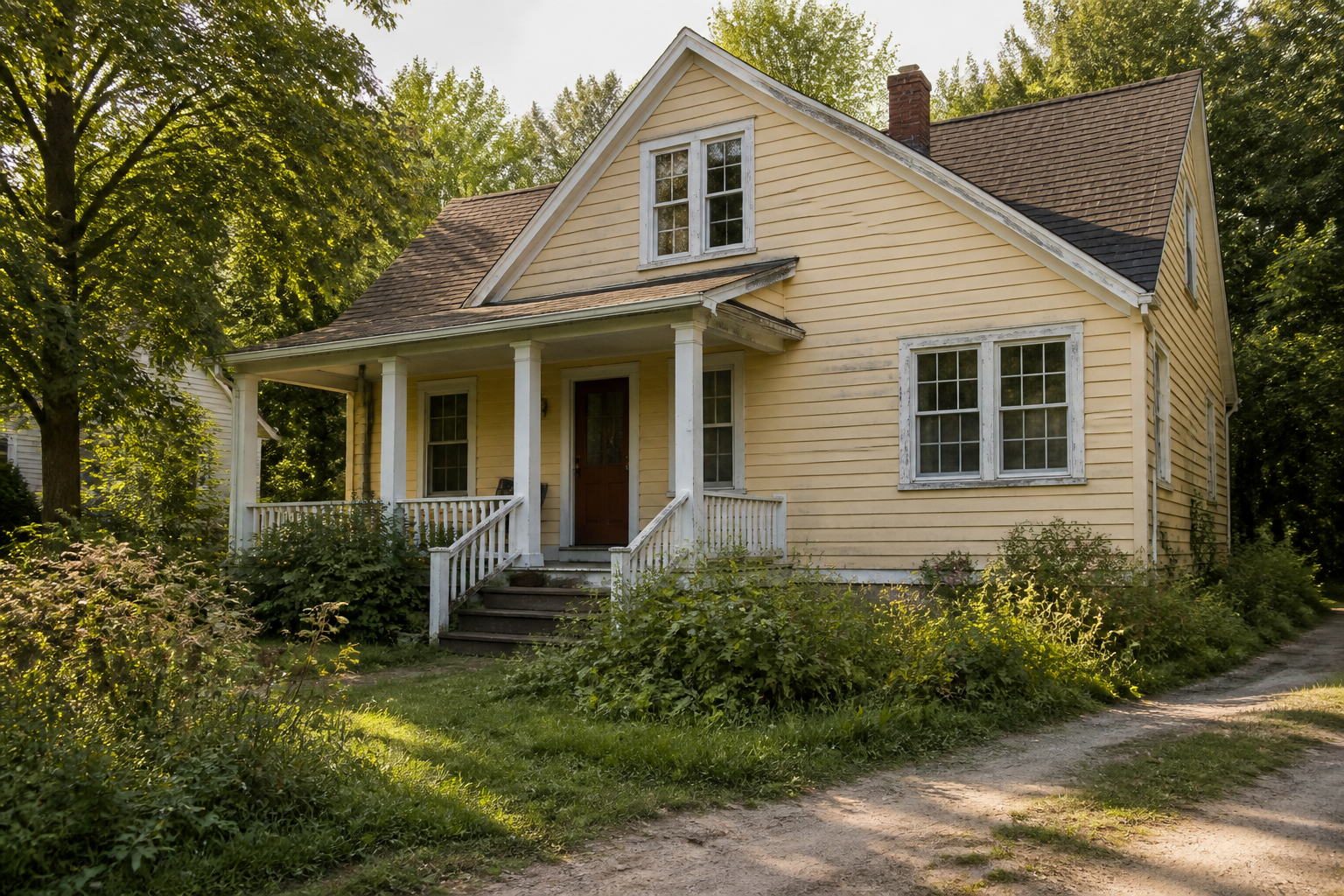 Home showing cosmetic wear needing repairs